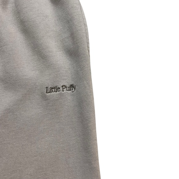 Little Puffy Michelle Choi Dusk Tan Sweatpants Size Medium 23.5” inseam - Picture 5 of 11